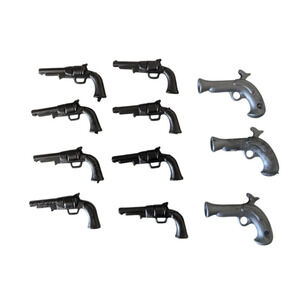 Playmobil Lot of 11 Revolver Pistol Gun Pirate Western Cowboy Replacement